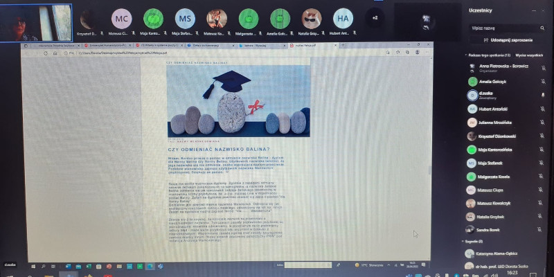 Ekran monitora komputera
