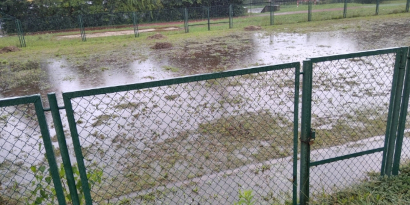 zdjęcie kortu przed przebudową