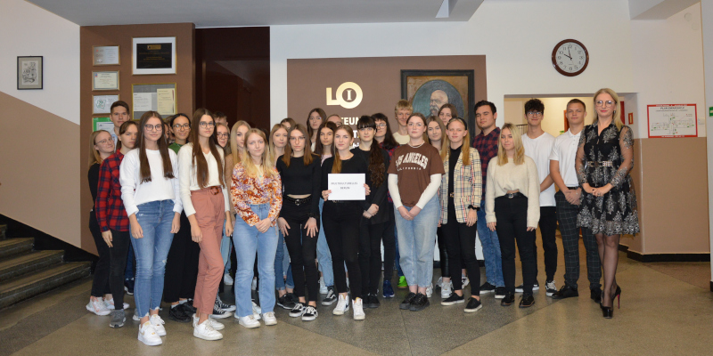 Uczniowi realizujący Projekt edukacyjny - Multikulturelles Berlin 