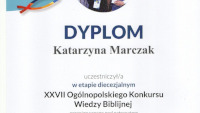 zdjęcie nr 2 - KONKURS WIEDZY BIBLIJNEJ