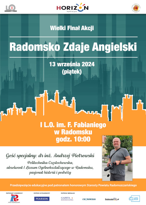 PLAKAT - RADOMSKO ZDAJE ANGIELSKI