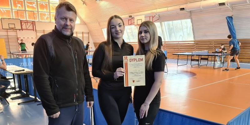 Piotr Lewandowski, Oliwia Siemińska i Zuzanna Chybowska