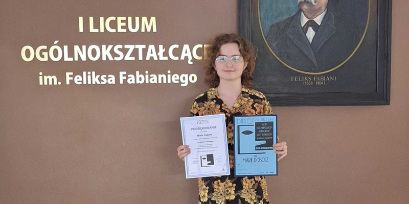  Maria Dobosz z klasy 2D1