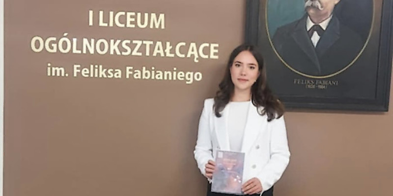 Hanna Broniszewska z klasy IV C 