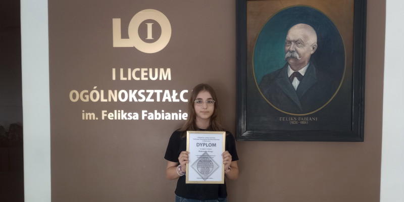  Kinga Klekowska, uczennica klasy I D