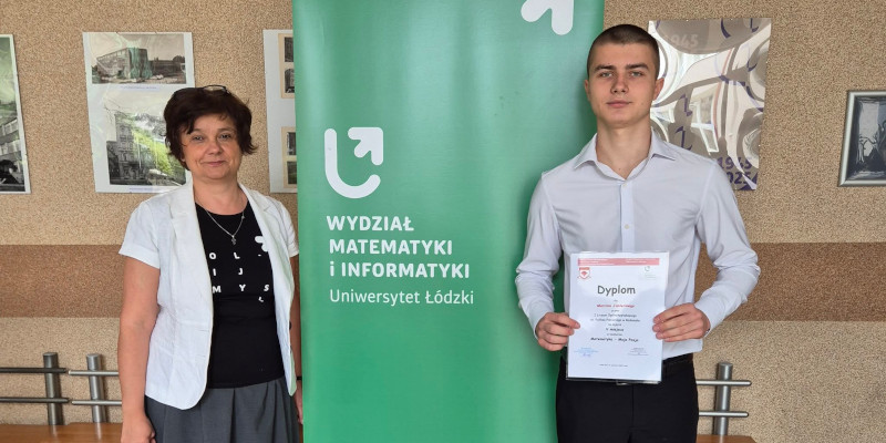 Marcin Jabłecki z klasy IV D