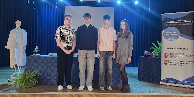 Dominik Pichit, Katarzyna Marczak, Jakub Fałda oraz Piotr Dziegieć