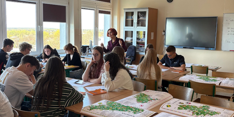  Uczniowie w&nbsp;czasie lekcji