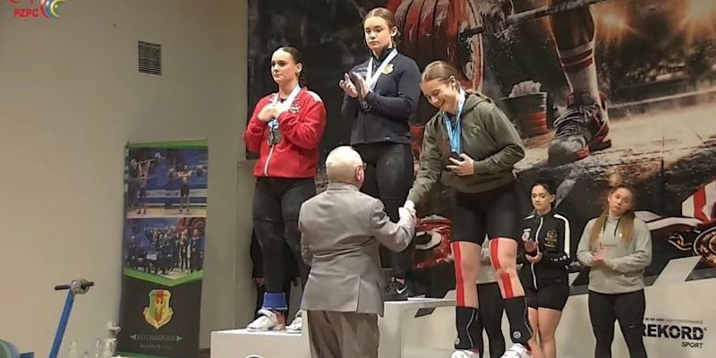 Oliwia Kopka na podium