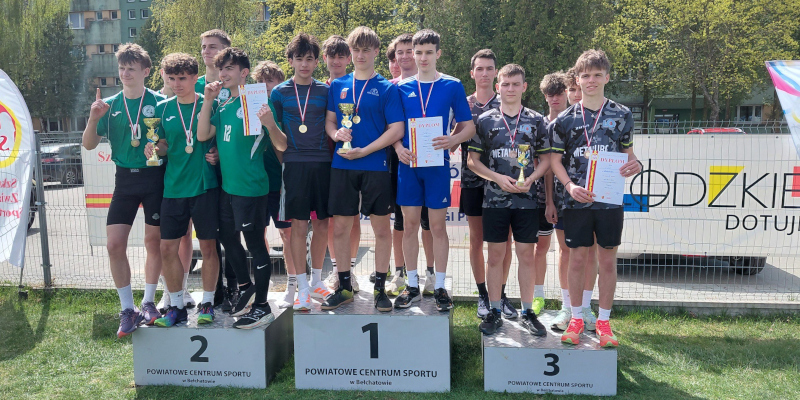   Reprezentacja naszej szkoły na podium