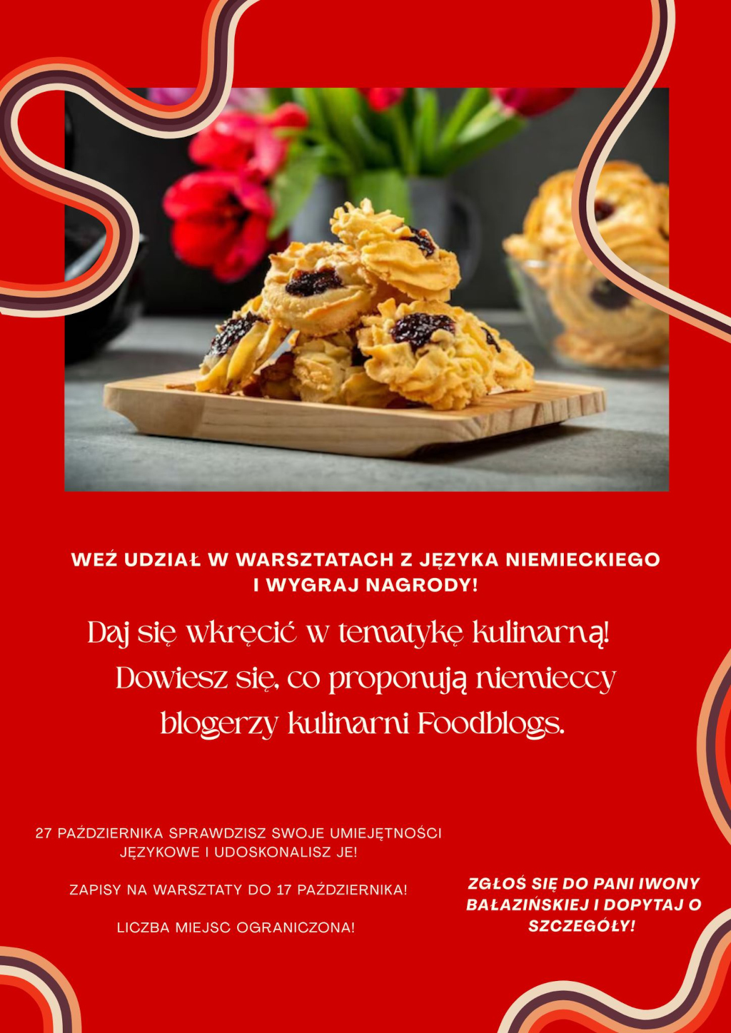  Plakat - warsztaty kulinarne