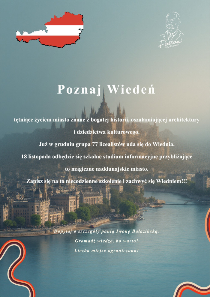  Plakat - poznaj Wiedeń