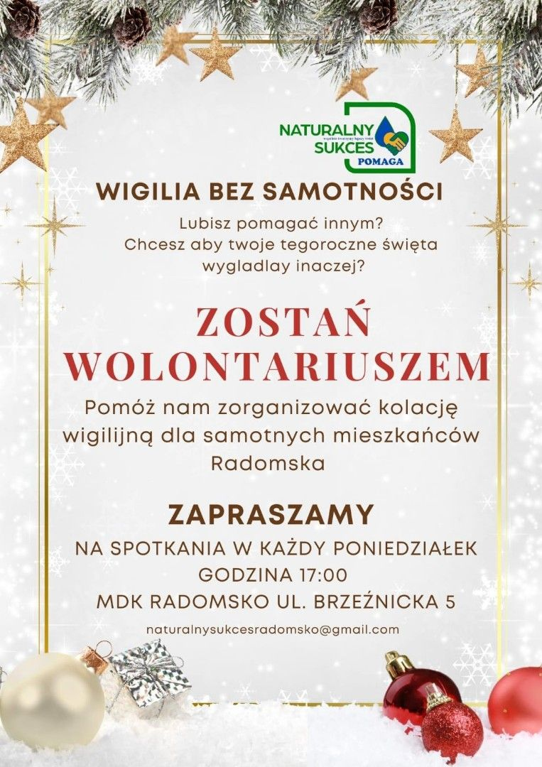  Plakat - zostań wolontariuszem