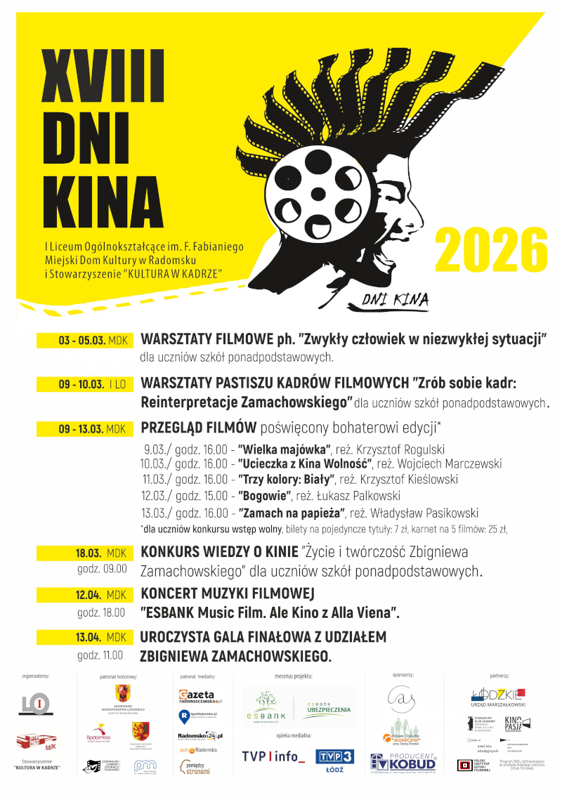  Plakat - dni kina