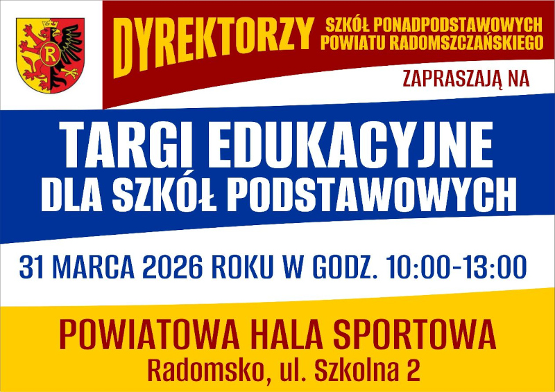  Plakat - targi edukacyjne