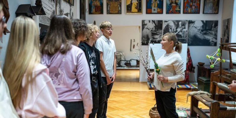 Uczniowie w&nbsp;muzeum